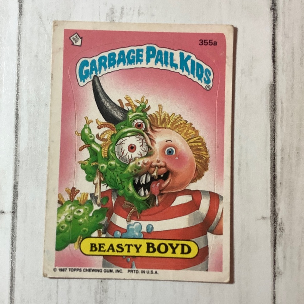 1987 Topps Garbage Pail Kids Series 9 Beasty Boyd #355a